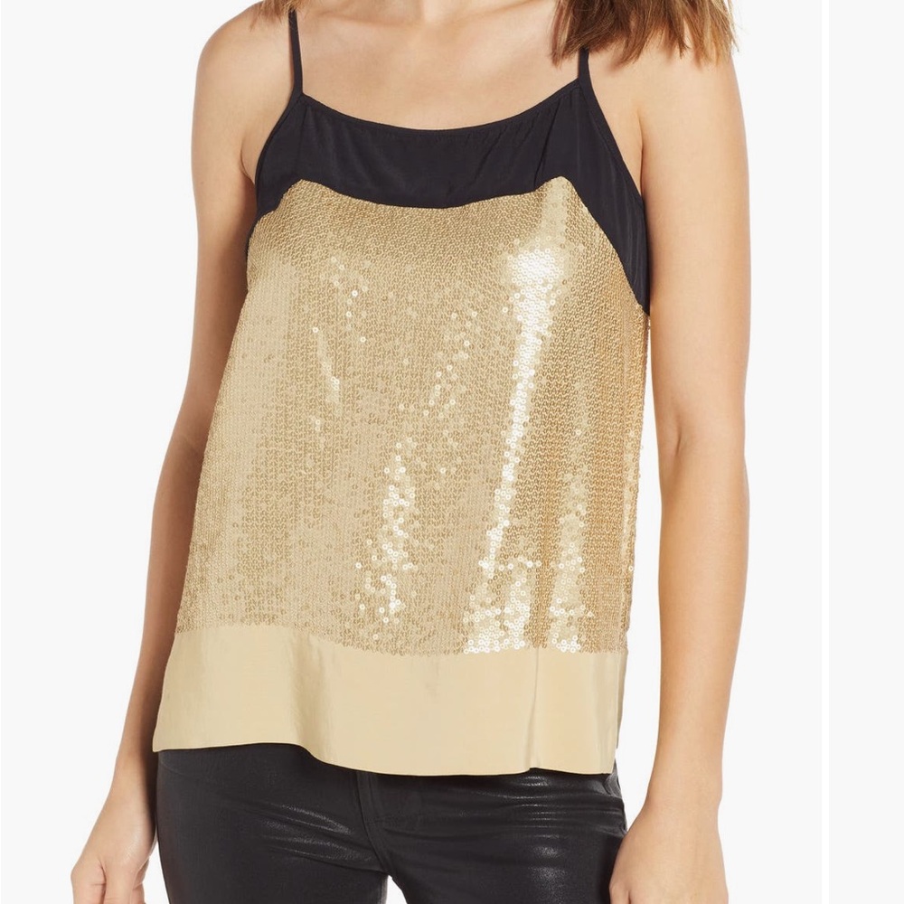 NWOT Sequin Camisole by Chelsea28 - Size Small